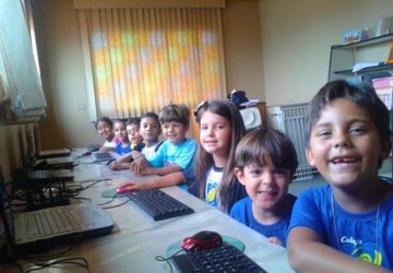 Sala de aula do Colégio Crescer